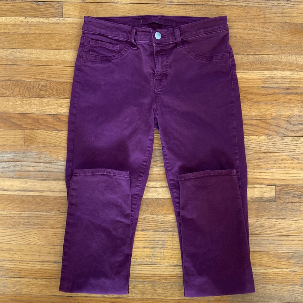 J Brand Plum Skinny Pant S27